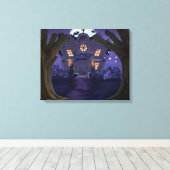 幽霊のよく出る家 キャンバスプリント (インサイチュ (ウッドフロア))