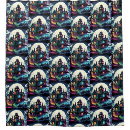 幽霊のよく出る家 シャワーカーテン