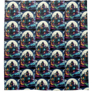 幽霊のよく出る家 シャワーカーテン