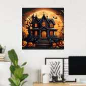 幽霊のよく出る家 ポスター (ホームオフィス)