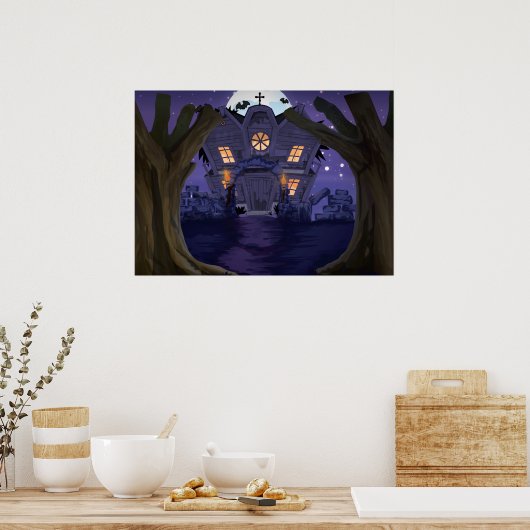 幽霊のよく出る家 ポスター (キッチン)