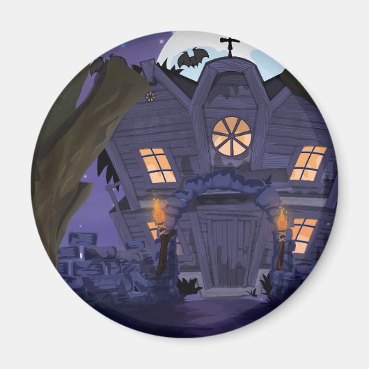 幽霊のよく出る家 マグネット (正面)