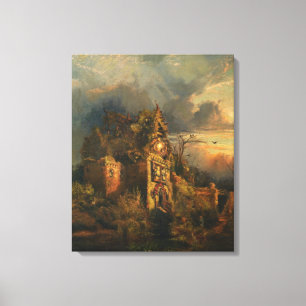 幽霊のよく出る家(Thomas Moran) キャンバスプリント