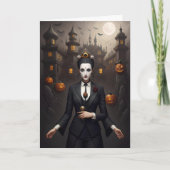 幽霊のよく出る引っ越し祝いパーティーとポションサイッピング 招待状 (正面)