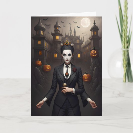 幽霊のよく出る引っ越し祝いパーティーとポションサイッピング 招待状 (正面)