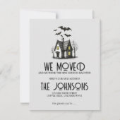 幽霊のよく出る引越 案内状 (正面)