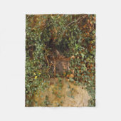 幽霊のよく出る窓 フリースブランケット (正面)