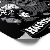 幽霊のよく出る調和-ヴィンテージ漫画ハロウィーン – Cr ポスター (角)