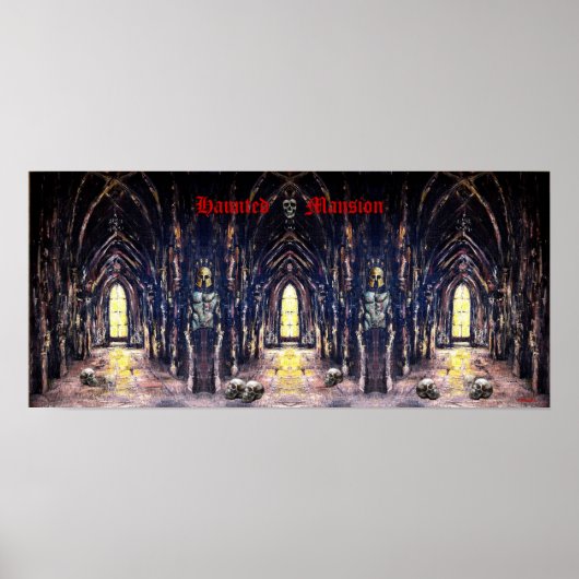 幽霊のよく出る邸 ポスター (正面)