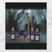 幽霊のよく出る骨質飲食品ラベルセット ワインラベル (シングルラベル)