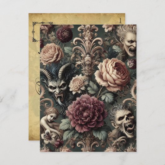 幽霊のよく出る高調波 – ゴシックビクトリアン シーズンポストカード (正面/裏面)