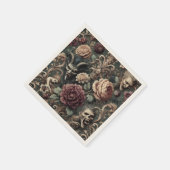 幽霊のよく出る高調波 – ゴシックビクトリアン スタンダードカクテルナプキン (角)