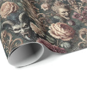 幽霊のよく出る高調波 – ゴシックビクトリアン ラッピングペーパー (ロールコーナー)