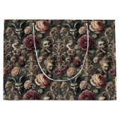 幽霊のよく出る高調波 – ゴシックビクトリアン ラージペーパーバッグ (正面)