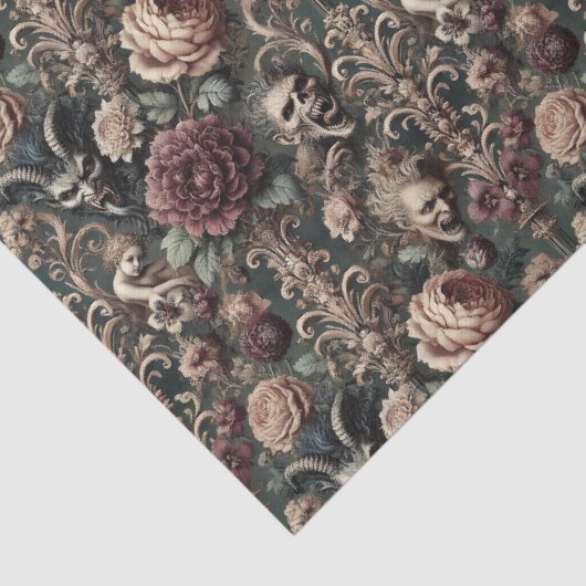 幽霊のよく出る高調波 – ゴシックビクトリアン 薄葉紙 (詳細)