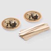 幽霊のよく出る黒猫の家 ハンドファン (組立なし)