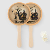 幽霊のよく出る黒猫の家 ハンドファン (正面&裏面)