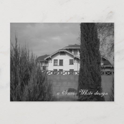 「幽霊のよく出る」はがき ポストカード (正面)