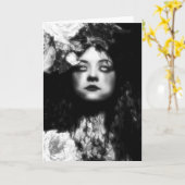 幽霊のよく出る カード (黄色い花)