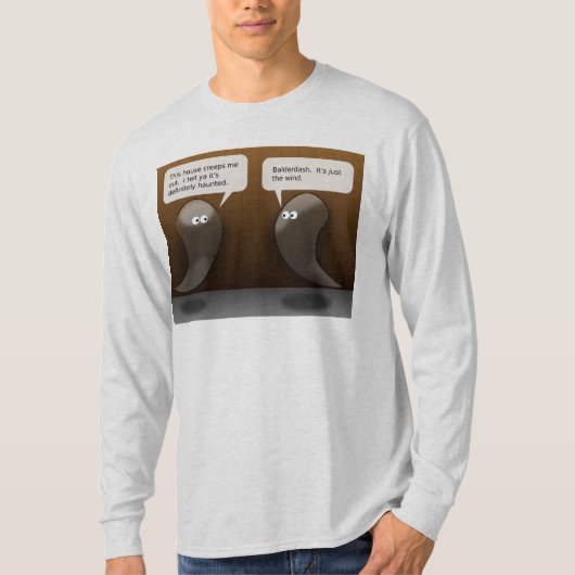 幽霊のよく出る Tシャツ (正面)