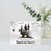 幽霊のよく出るHouse, HalloweenをテーマにしたMoving Annement ポストカード (スタンド正面)