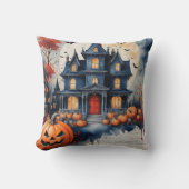 幽霊のよく出るHouse Under the Moonlight：ハロウィーン魔法 クッション (正面)