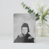 幽霊のエイブラハム・リンカーンとメリーリンカーン1869 ポストカード (スタンド正面)