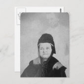 幽霊のエイブラハム・リンカーンとメリーリンカーン1869 ポストカード (正面/裏面)