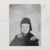 幽霊のエイブラハム・リンカーンとメリーリンカーン1869 ポストカード (正面)