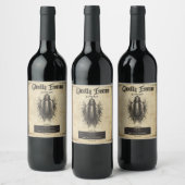 幽霊のエッセンス:ハロウィーンの装飾を忘れない ワインラベル (ボトル)