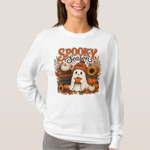 幽霊のカボチャとひまわりのオータムブックス Spooky Season