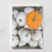 幽霊のカボチャにスニーカーのオレンジ色の1つ 招待状 (正面)