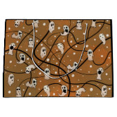 幽霊のギフトバッグの一団 ラージペーパーバッグ (正面)