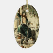 幽霊のクリスマスキャロルの現在の未来のオーナメント セラミックオーナメント (右)