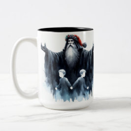 幽霊のクリスマスフューチャーコーヒーマグ ツートーンマグカップ