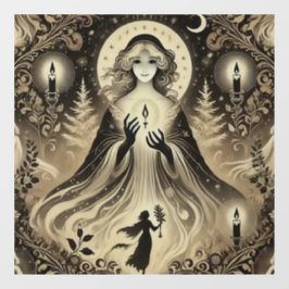 幽霊のクリスマス過去キャンドル ウィンドウサイン