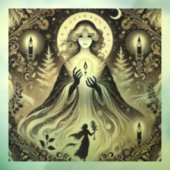 幽霊のクリスマス過去キャンドル ウィンドウサイン (シート3)