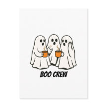 幽霊のコーヒー愛飲者 ブー・クルー ハロウィングラフィック