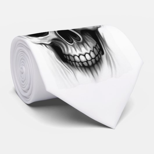 幽霊のスカル ネクタイ (ロール)