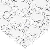 幽霊のテーブルのランナーをまばたきさせるハロウィン ショートテーブルランナー (コーナー)