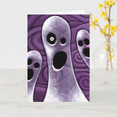 幽霊のトリオ カード (黄色い花)