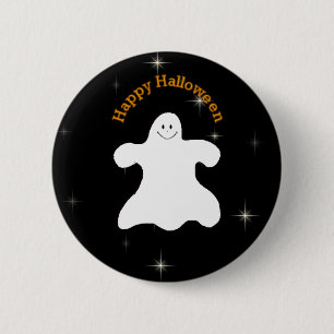 幽霊のハッピーハローウィンPin 缶バッジ