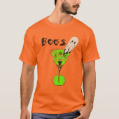 幽霊のハロウィンパーティー ヴィンテージゴースト Tシャツ (正面)