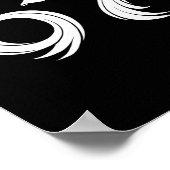 幽霊のハロウィン 6 7 メンバーシックスセブン 67 デザイン 面白い ポスター (角)