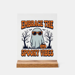 幽霊のハロウィンTシャツでお化けの気分を満喫しよう_1 アクリルサイン