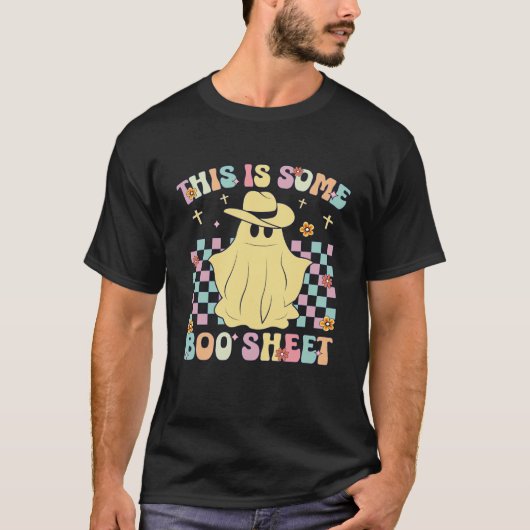 幽霊のハロウィーンお化け Tシャツ (正面)