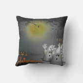 幽霊のハロウィーン枕 クッション (裏面)