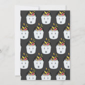 幽霊のバケツキャンデーの子供のハローウィンパーティの招待状 招待状 (裏面)