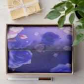 幽霊のバラの紫色のティッシュペーパー 薄葉紙 (ギフト)