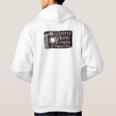 幽霊のホストのフード付きスウェットシャツ パーカ (裏面)